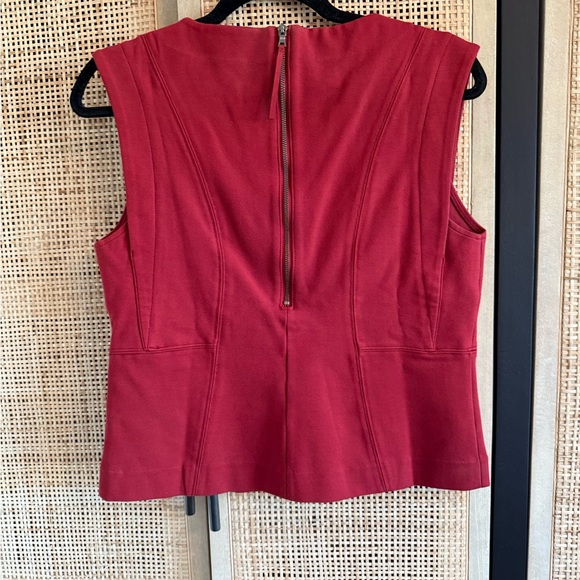 SPANX ponte’ top and pant set. Red, size S. - Picture 3 of 14